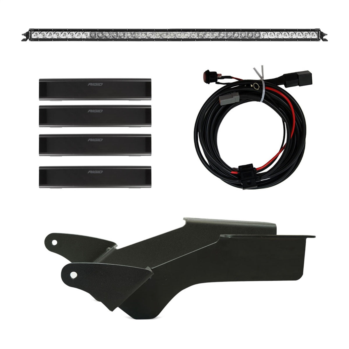 Rigid Industries 46726 2021-2023 Ford Bronco Roof Rack Light Kit with a SR Spot/Flood Combo Bar Included