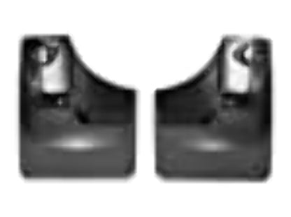 WeatherTech No-Drill Rear Black Mud Flaps for 2021-2022 Ford Bronco Sport