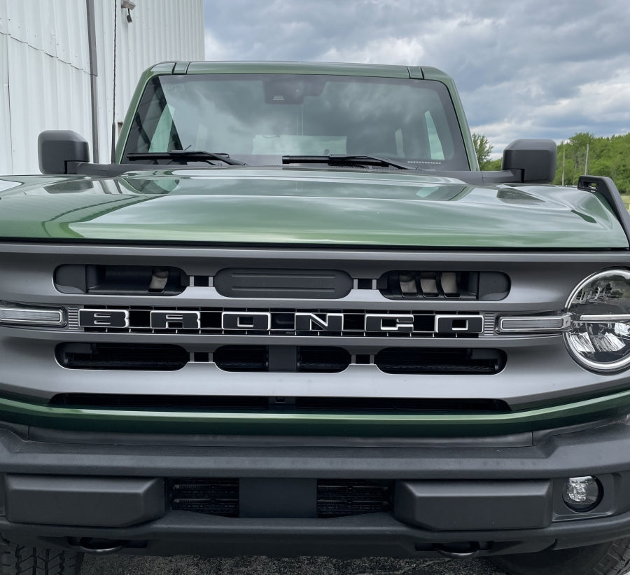 2021-2023 Ford Bronco Vinyl Grille Lettering Decals Package