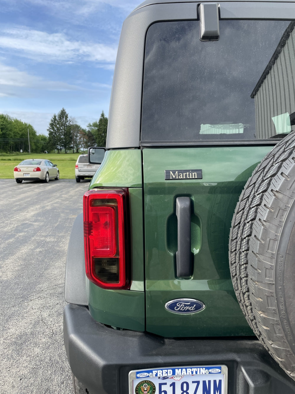 2021-2023 Ford Bronco Tail light Smoked Tint Blackout Package