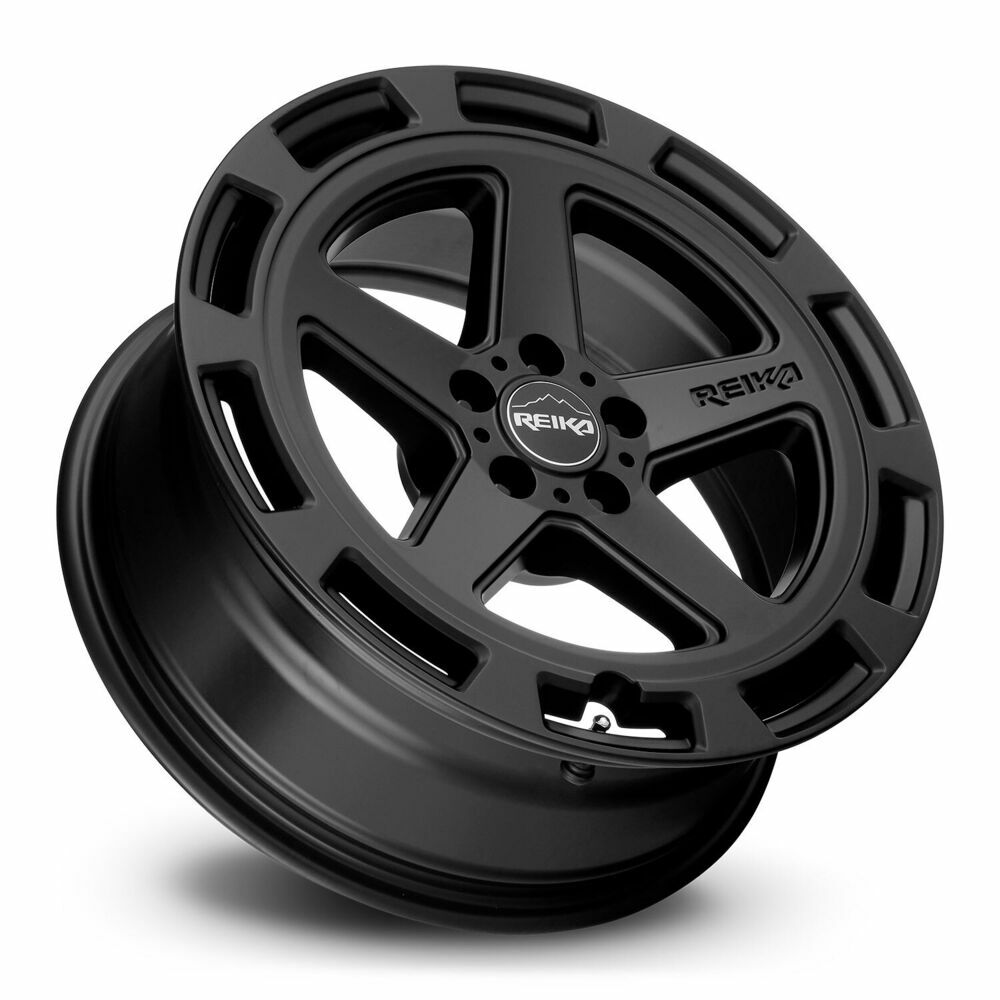 Reika Wheel 17X8 5X108 +20 HB 63.4 Teton Satin Black for 2021-2024 Ford Bronco Sport