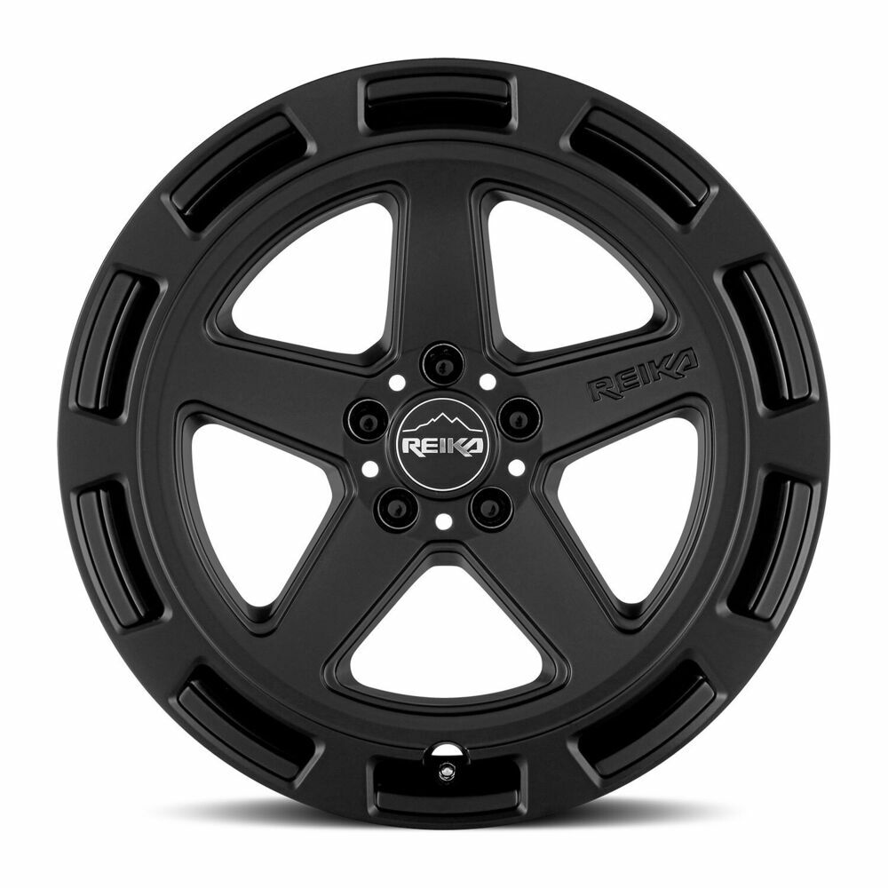 Reika Wheel 17X8 5X108 +20 HB 63.4 Teton Satin Black for Bronco Maverick
