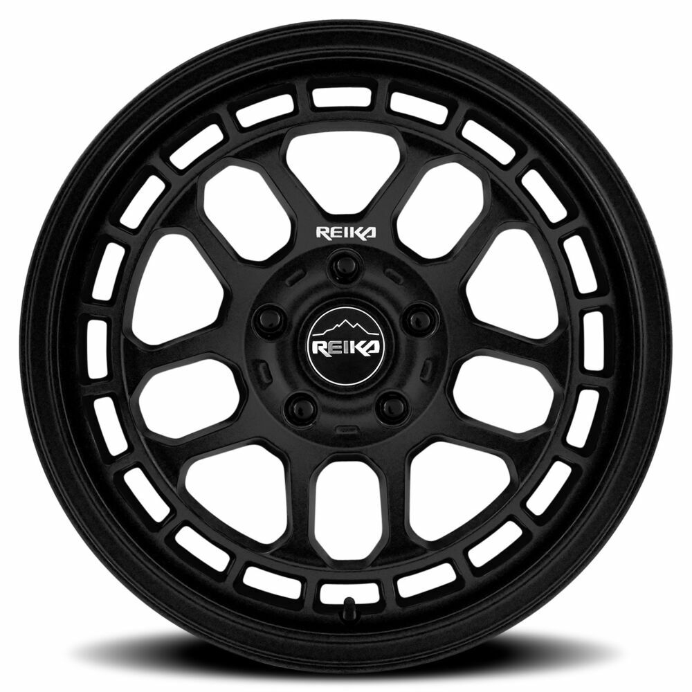 Reika Wheel 17X8 5X108 20 HB 65.1 R30 Satin Black for 2021-2024 Ford Bronco Sport