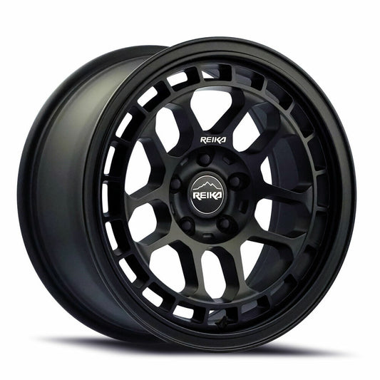 Reika Wheel 17X8 5X108 20 HB 65.1 R30 Satin Black for Ford Bronco Ford Maverick