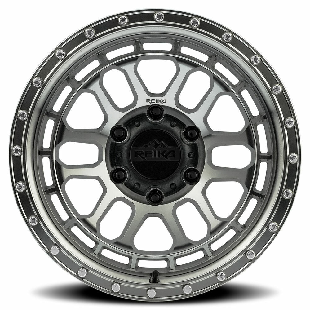 Reika Wheel 17X8.5 6X139.7 0 HB 106.1 R35 Machined Clear for 2021-2024 Ford Bronco