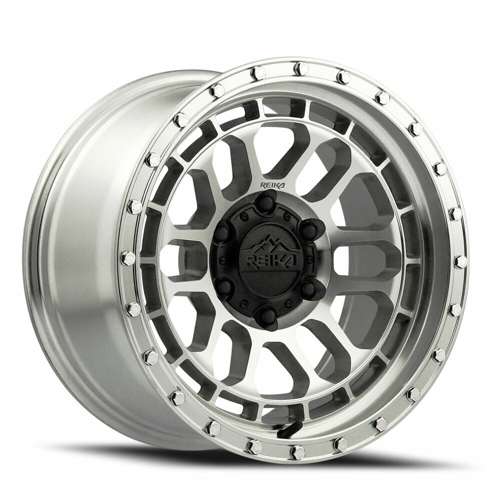 Reika Wheel 17X8.5 6X139.7 0 HB 106.1 R35 Machined Clear for 2021-2024 Ford Bronco