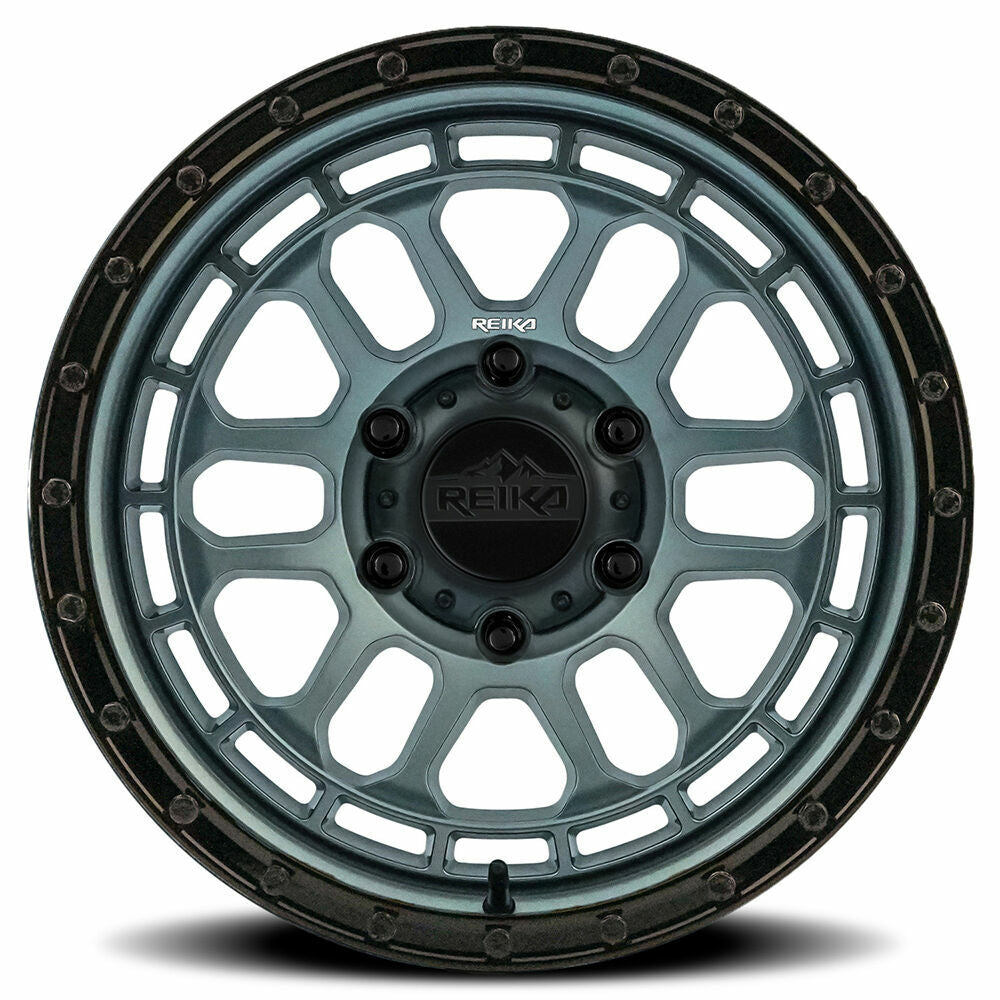Reika Wheel 17X8.5 6X139.7 0 HB 106.1 R35 Gloss Graphite/Gloss Black Ring for 2021-2024 Ford Bronco