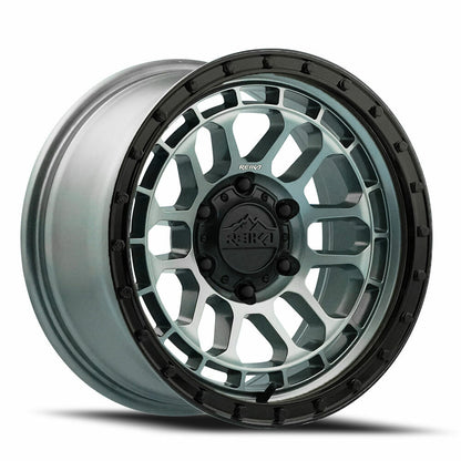 Reika Wheel 17X9 6X139.7 -12 HB 106.1 R35 Gloss Graphite/Gloss Black Ring for 2021-2024 Ford Bronco