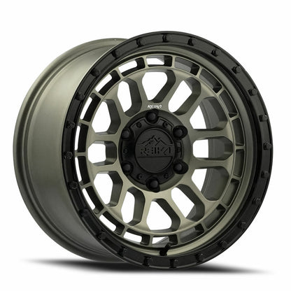 Reika Wheel 17X9 6X139.7 -12 HB 106.1 R35 Satin Bronze/ Satin Black Ring for 2021-2024 Ford Bronco