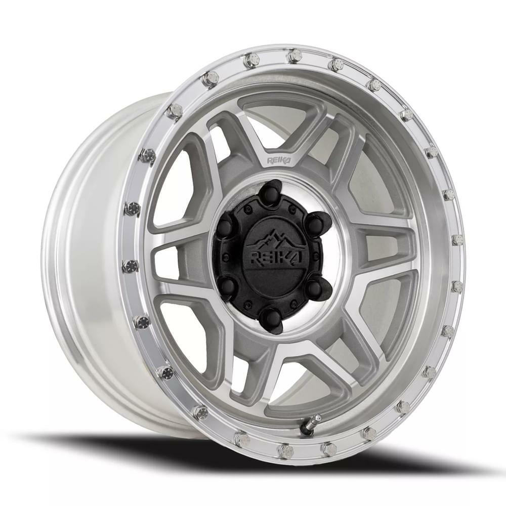 Reika Wheel 17X8.5 6X139.7 0 HB 106.1 R40 Machined Clear for 2021-2024 Ford Bronco