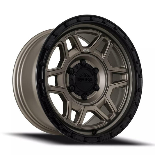 Reika Wheel 17X8.5 6X139.7 0 HB 106.1 R40 Satin Bronze/ Satin Black Ring for Ford Bronco