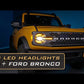 2021-2023 Ford Bronco Morimoto Xb Led Headlights Amber Drl