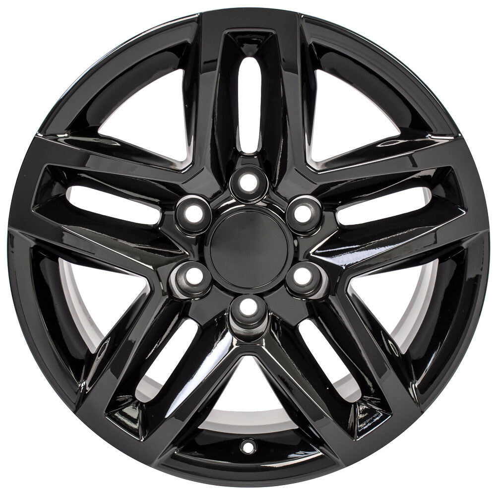 Black Rim For 1988-2023 Silverado 1500 Trail Boss Tahoe Sierra 18x8.5